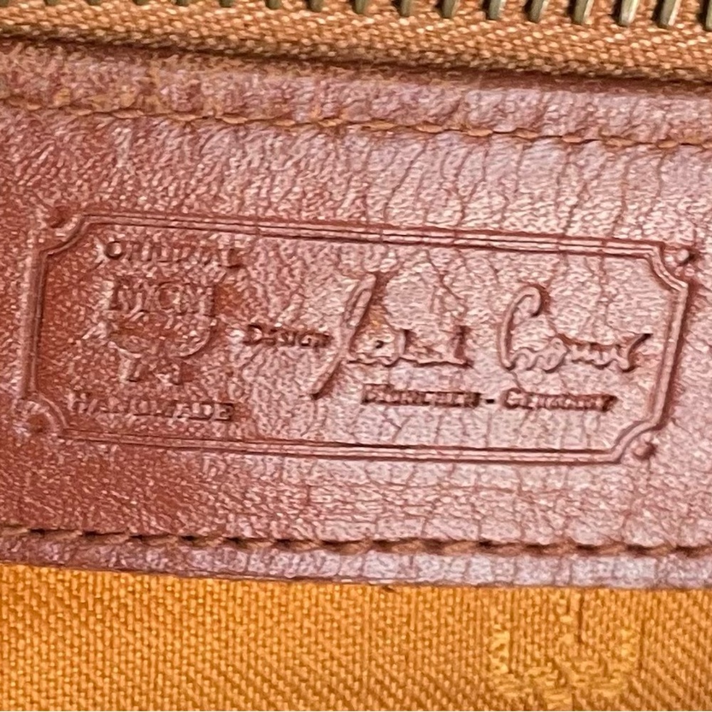 MCM Authentic Vintage Tan and Brown Visetos Handbag - Picture 13 of 16